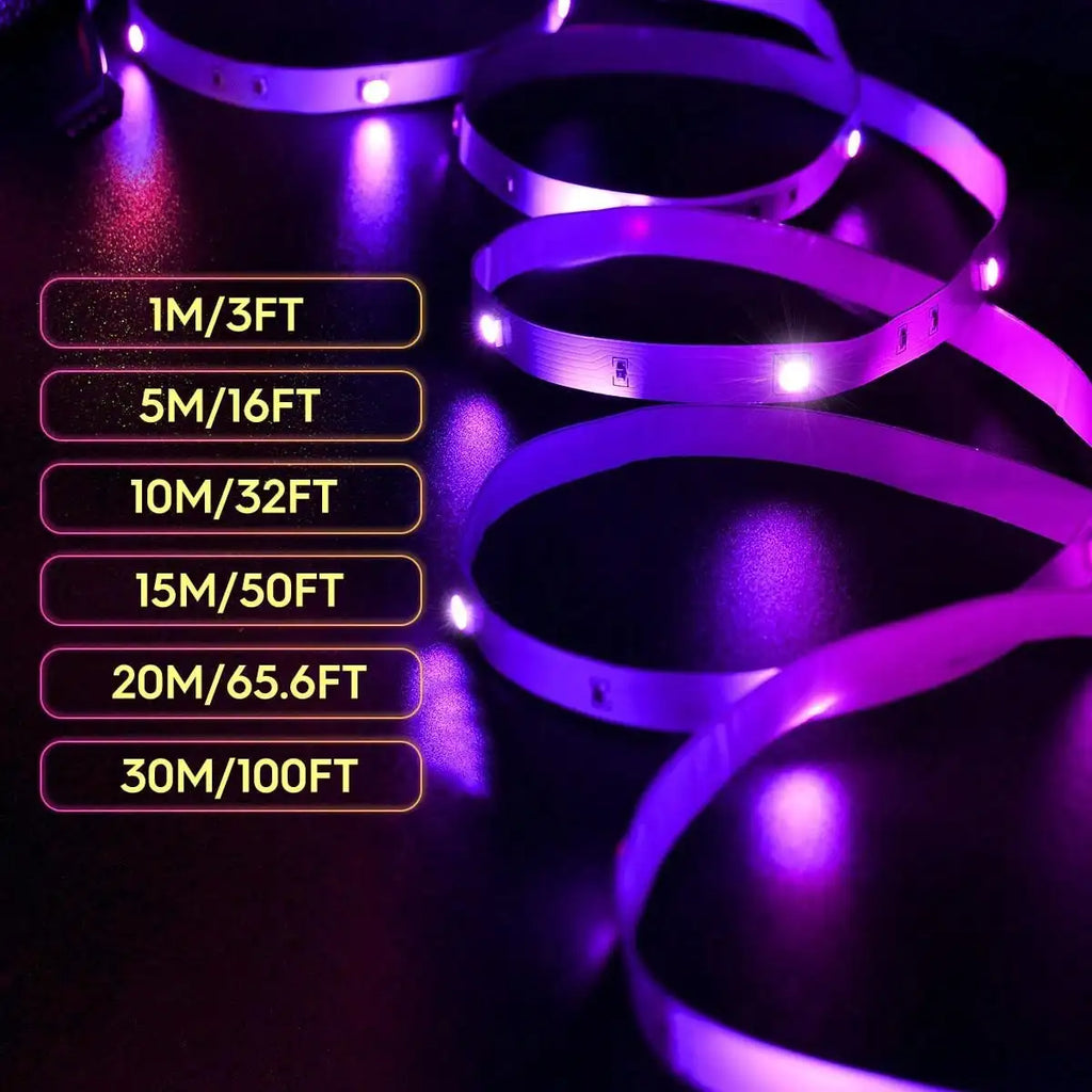 GlowAura™ Smart LED Strip Lights